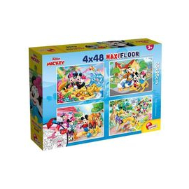 Puzzle SuperMaxi 4x48 Myszka Miki i Przyjaciele