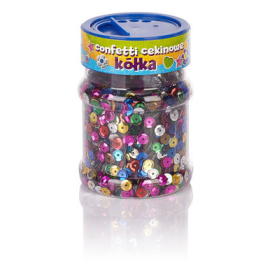 Confetti cekinowe kółka - mix kolorów 100g