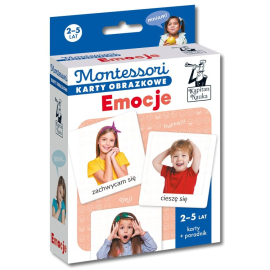 Montessori Karty obrazkowe Emocje (2-5 lat). Kapitan Nauka