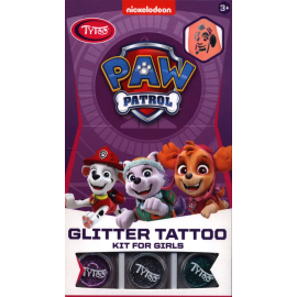Tatuaże brokatowe Psi Patrol dla dziewczynek
