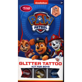 Tatuaże brokatowe Psi Patrol dla chłopców