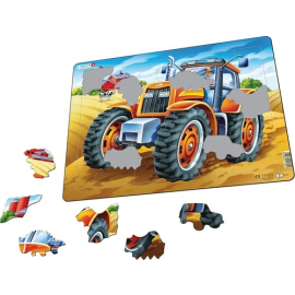 Układanka Traktor Puzzle rozmiar M 37 elementów