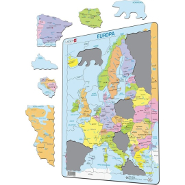 Układanka Mapa Europa polityczna 37 elementów