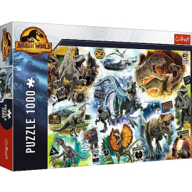Puzzle 1000 Na tropie dinozaurów Jurassic World