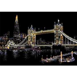Magiczna Zdrapka Tower Bridge 40,5x28,5cm