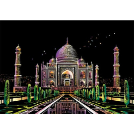 Magiczna Zdrapka Taj Mahal 40,5x28,5cm