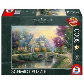 Puzzle 3000 Thomas Kinkade Wieczorną porą