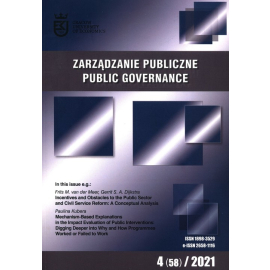 Zarządzanie Publiczne 4 (58) 2021