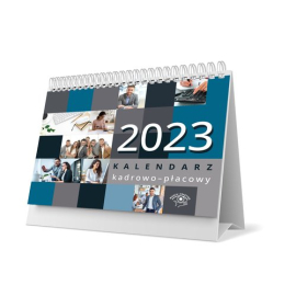 Kalendarz kadrowo-płacowy 2023 biurkowy