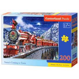 Puzzle 200 B-222254 Santa's Coming to Town