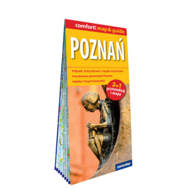 Poznań laminowany map&guide 2w1: przewodnik i mapa