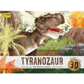 Tyranozaur. Książka i puzzle 3D