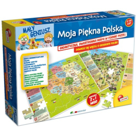 Puzzle Mały geniusz Moja piękna Polska 108