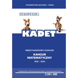 Matematyka z wesołym kangurem kategoria Kadet 2023