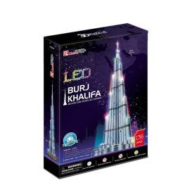 Puzzle 3D LED Burj Khalifa136