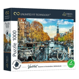 Puzzle 1000 Autumn in Amsterdam, Netherlands
