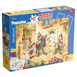 Puzzle dwustronne Maxi 35 Pinokio