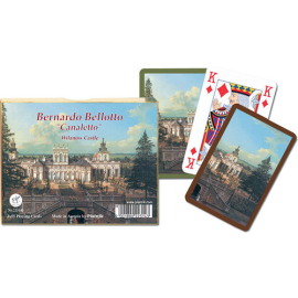 Karty do gry Piatnik 2 talie Canaletto, Pałac w Wilanowie
