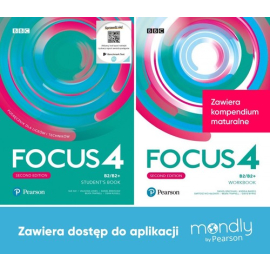 Focus 4 Podręcznik + ćwiczenia + kod  Mondly