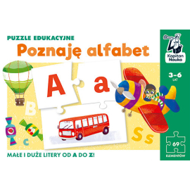 Puzzle edukacyjne Poznaję alfabet 3-6 lat