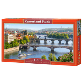 Puzzle Vltava Bridges in Prague 4000