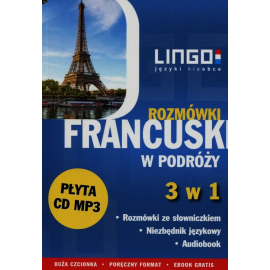 Francuski w podróży Rozmówki 3 w 1 + CD