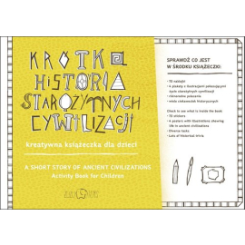 Krótka historia starożytnych cywilizacji kreatywna książeczka dla dzieci