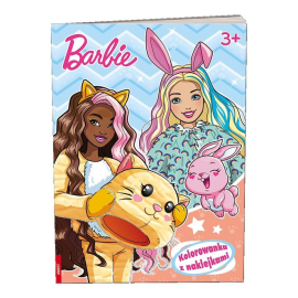 Barbie Kolorowanka Z Naklejkami