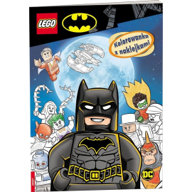 Lego Batman Kolorowanka z naklejkami