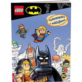 Lego Dc Comics Kolorowanka z naklejkami