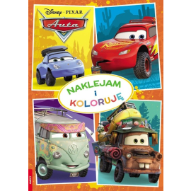 Disney Pixar Auta Naklejam i koloruję