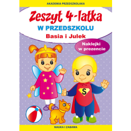 Zeszyt 4-latka Basia i Julek W przedszkolu