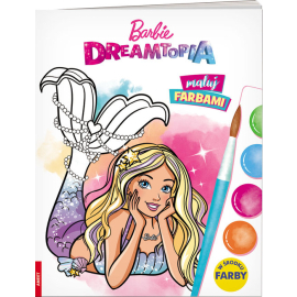 Barbie dreamtopia maluj farbami