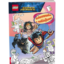Lego DC Comics Super Heroes Kolorowanka z naklejkami