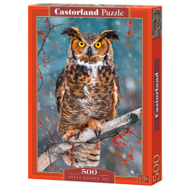 Puzzle Great Horned Owl 500
