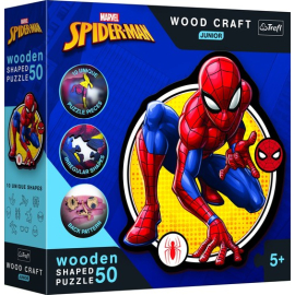 Puzzle drewniane Moc Spidermana 50