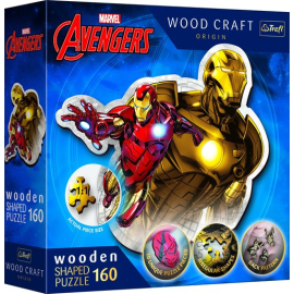 Puzzle drewniane Avengers Odważny Iron Man 160