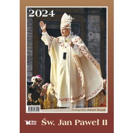 Kalendarz 2024 ścienny Św. Jan Paweł II