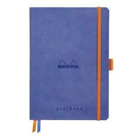 Notes Rhodia Rhodiarama Goalbook sapphire A5 w kropki Softcover