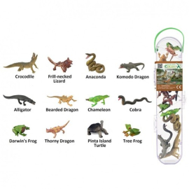 Collecta Box of Mini Reptiles & Amphibiants