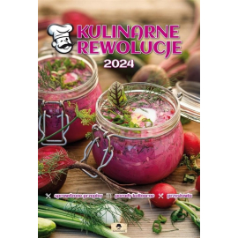 Kalendarz 2024 A3 ścienny Kulinarne Rewolucje