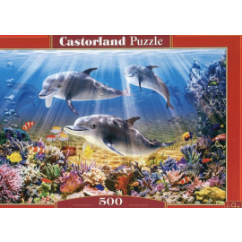 Puzzle 500 Dolphins Underwater