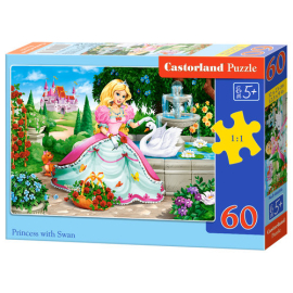 Puzzle Princess with Swan 80