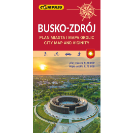 Busko-Zdrój. Plan miasta i Mapa okolic