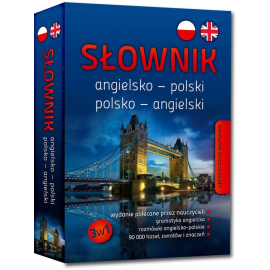 Słownik angielsko-polski polsko-angielski gramatyka rozmówki 90 000 haseł