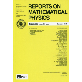 Reports on Mathematical Physics 81/1 2018 Kraj