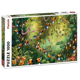 Puzzle 1000 Ruyer Tukany w dżungli