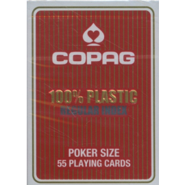 Karty do gry Copag 100% plastic Regular index