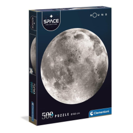 Puzzle okrągłe 500 Space Collection Księżyc