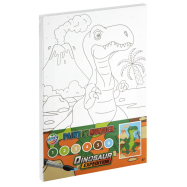 Dino Malowanie po numerach Zielony